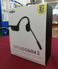 Shokz OpenComm 2 Bluetooth Bone Conduction Headset Noise-Canceling Mic W/Box