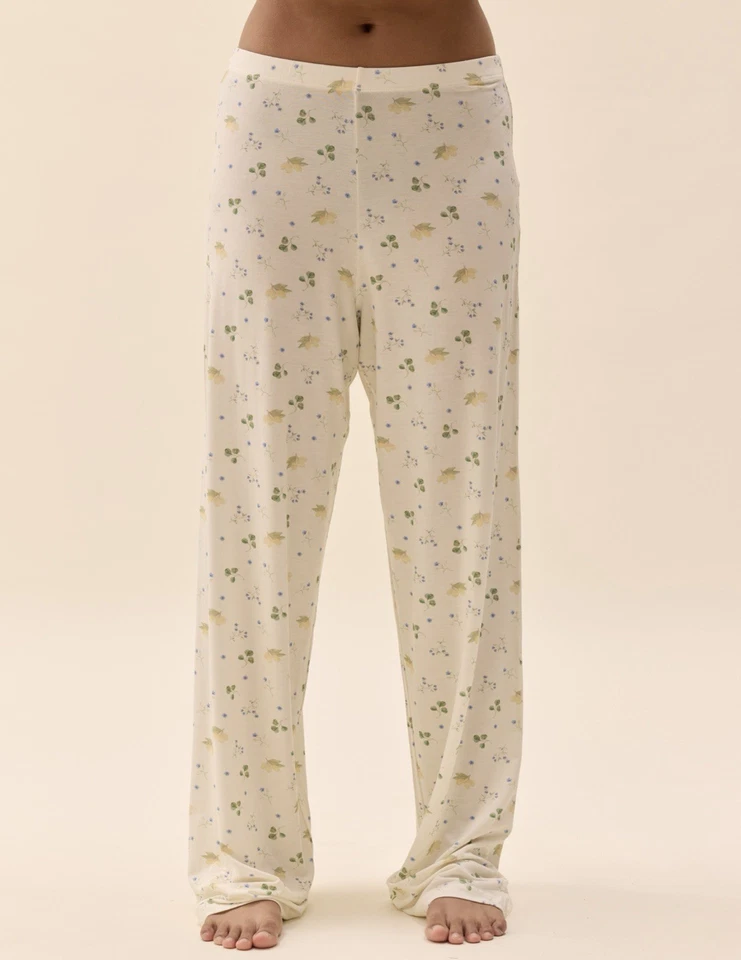 Calça lenta Djerf Avenue-Go Marula Bloom/tamanho M - Imagem 2 de 4