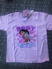 Dora  The Explorer Tshirt Size XS 4-6 100% Cotton New