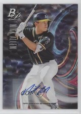 2018 Bowman Platinum Top Prospects Ice Auto /50 Nick Allen #TOP-82 Auto 8k4