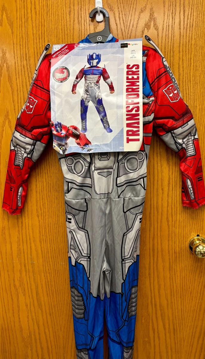 Disguise - Costume Optimus Prime Prestige - Bambino Taglia Media (7-8 Anni) - Blu - Include Tuta, Maschera E Guanti - 2