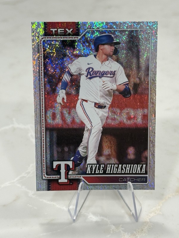 2026 Topps Kyle Higashioka #557 Sand Foil Parallel - San Diego Padres. Topps 75