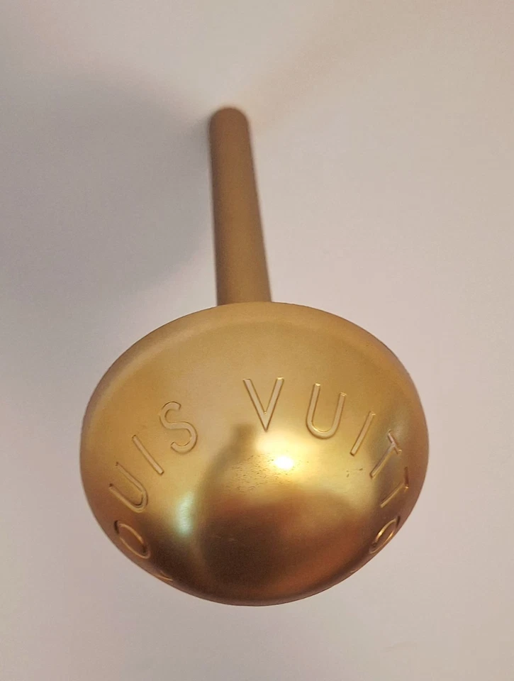 LOUIS VUITTON 2013 Store Window Display Rivet Stud LV Brushed Gold Plastic RARE - Image 3 of 4