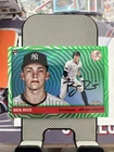 2025 Topps Chrome Platinum Ben Rice Rookie Green Wave Refractor /99 #311 Yankees
