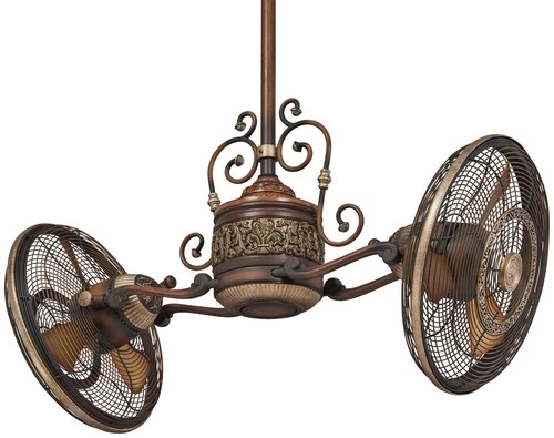 Minka Aire Traditional Gyro 42" Ceiling Fan - Belcaro Walnut 6-Blade - Picture 2 of 3