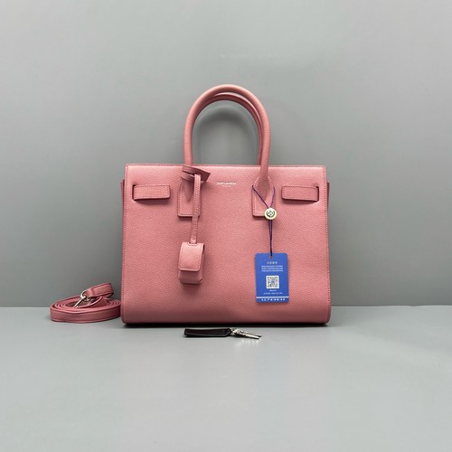 YSL Sac De Jour Small Pink Grained Calfskin Handbag Crossbody Duty Paid