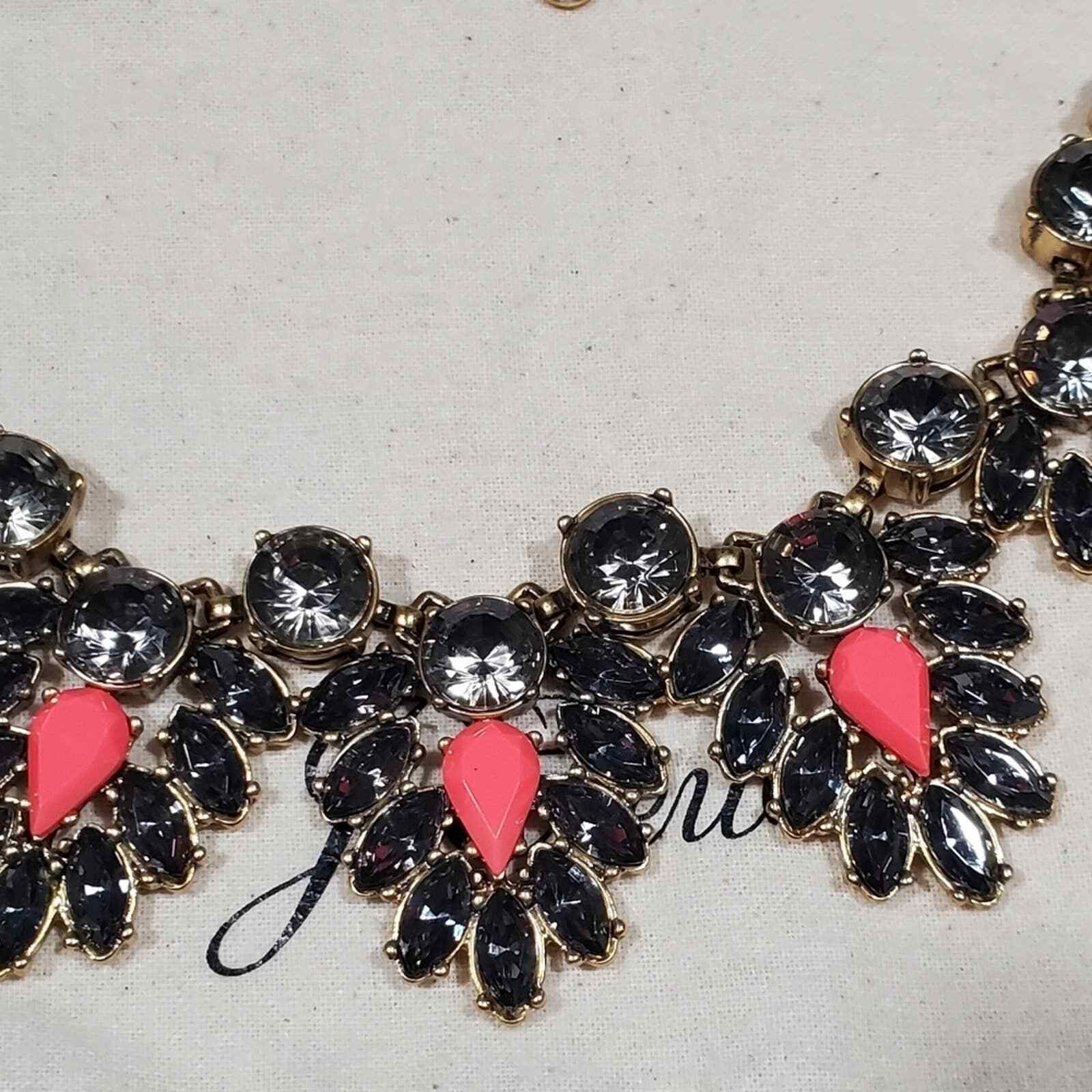 J. Crew multi stone gorgeous statement necklace - image 11