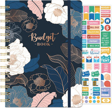 Budget Planner - Budget Book with Bill Organizer and Expense Tracker, 6.1" X