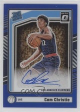 2024 Donruss Optic Rated Rookie Signatures Blue Prizm /49 Cam Christie Auto uk2