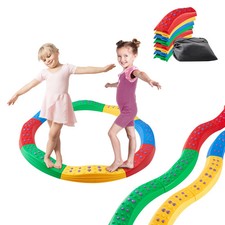 Kids Balance Beam Toddler Stepping Stones Boards Non-Slip Sensory Training Toys