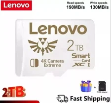 Lenovo Memory Card 2TB High Speed Micro TF SD Card For Nintendo Switch SD Card