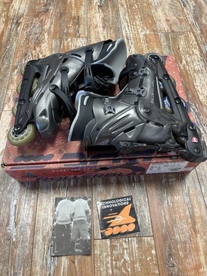1990s Rollerblade Viablade X7 Men s Gray Size 10 U.S 28 Italy With Original Box!