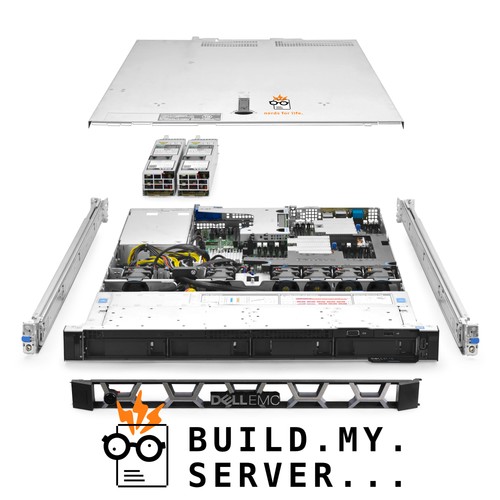 Dell PowerEdge R440 Server 2x Gold 6134 3.20Ghz 16-Core 64GB RAM 4x New 1TB SSD