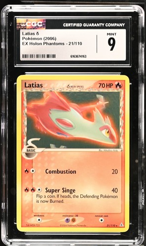 Latias δ graded CGC 9 for sale on eBay
