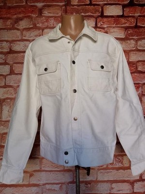 Men Edwin Jacket White Denim 40 /L / 48