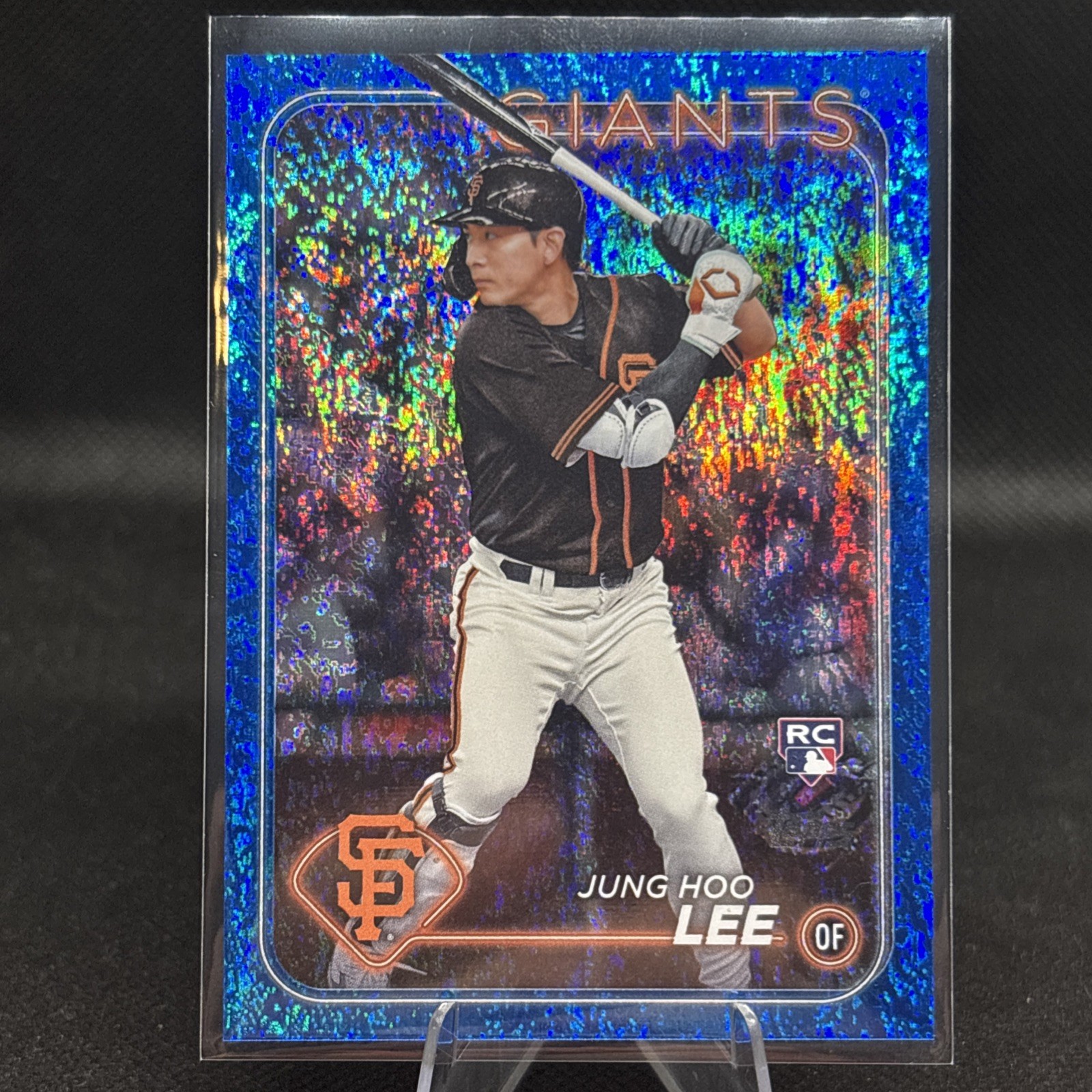 Jung-Hoo Lee 2024 Topps Series 2 - #691 Blue Shimmer Foil Rookie /999 RC