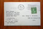 Greetings from Comm. Ralph C Clyde & his Pal Fritty, City Hall Portland OR 1940 — photo 2