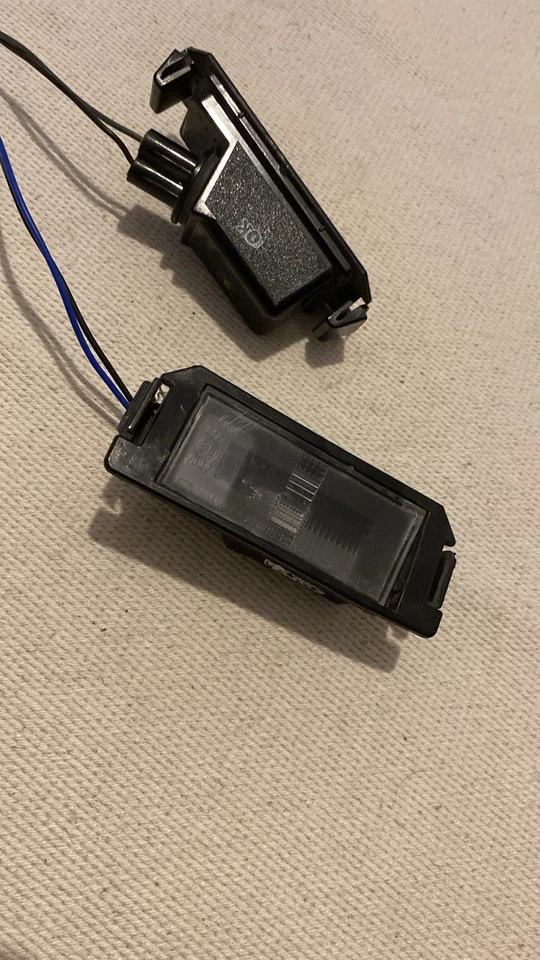 Hyundai i10 Mk3 2019-2024 Number Plate Lights Pair with Wiring Bulb Holders OEM - Image 3 of 4