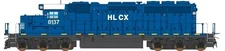 N Intermountain 69376S-01 SD40-2 Helm Leasing HLCX Rd# 8137 ESU LokSound