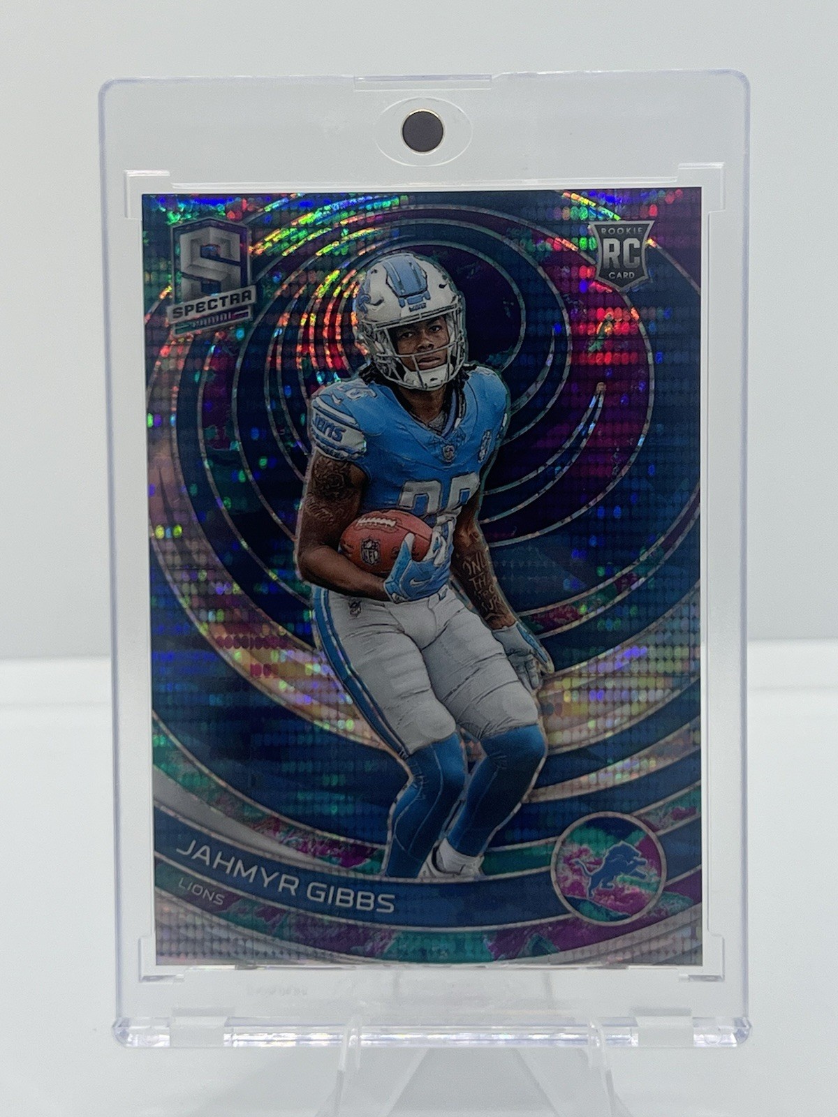 2023 Panini Spectra - Rookies Jahmyr Gibbs #119 Celestial Prizm /99 (RC)
