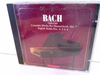 Johann Sebastian Bach  '' Complete Works For Harpsichord, Vol. 7 Jaccotttet, Chri