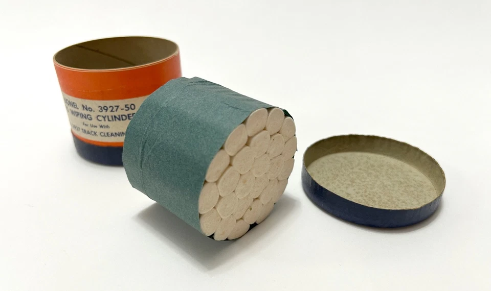 Postwar Lionel 3927-50 Separate Sale Track Cleaning Wiping Cylinders C10 VAR - Image 3 of 4