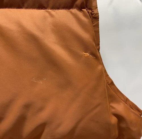 Vintage Frostline Kit Mens Large Burnt Orange Nylon Puffer Down Vest Rancher image 18