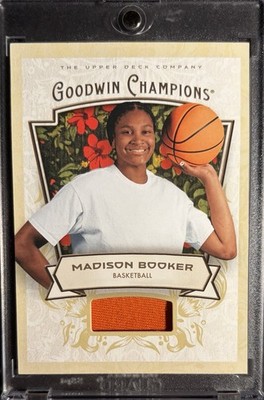 Madison Booker 2026 Upper Deck UD Goodwin Champions #M-MB Memorabilia Worn-Patch