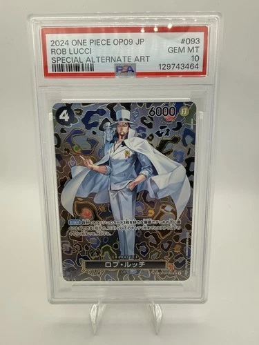 Special Alternate Art Rob Lucci One Piece 2024 OP09 Japanese SP OP05-093 PSA 10