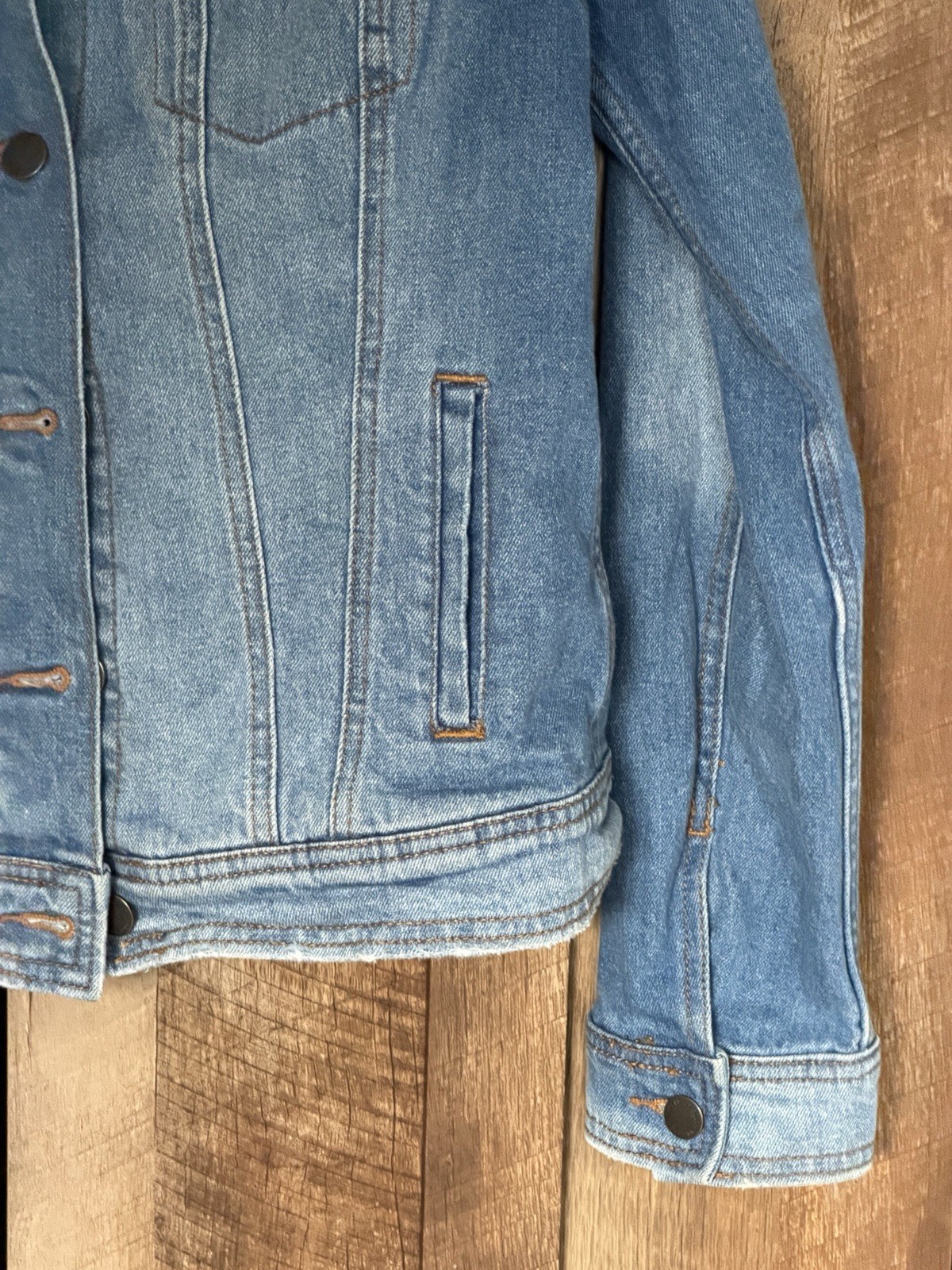 Universal Thread Distressed 4-Pocket Medium Blue … - image 3