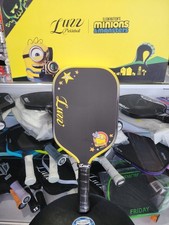 Luzz Minions Cannon 2 M1 Pickleball Paddle 16mm Raw Carbon Fiber Aero-9966 Power