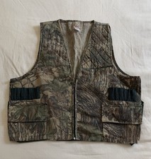 Vtg Sports Afield Real Tree Camo Hunting Vest-Size 2XL-Shooting-Pockets-Full Zip