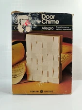 VTG 1976 70s MCM GE General Electric ALLEGRO Door Bell Chime C107 made England