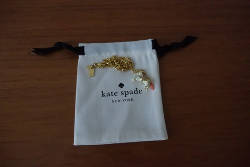 KATE SPADE GOLD CARNIVAL NIGHTS UNICORN MINI PENDANT NECKLACE - Picture 9 of 11