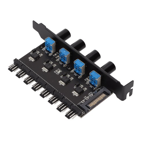 PC Fan Controller Universal 8 Channel Low Loss VGA Fan Controller For PWM HDD 4 - Afbeelding 3 van 12