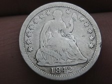1842 O Seated Liberty Half Dime- New Orleans, Fine Details