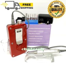 Nail Drill Machine Portable Rechargeable 35000RPM Luxury Strong Nail Drill