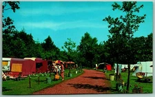 Vakantiecentrum De Hertenwei Lage Mierde Netherlands UNP Chrome Postcard H8