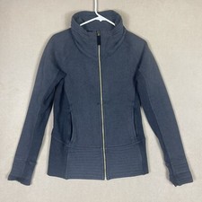 Lululemon Radiant Jacket II Womesn 6 Mock Neck Full Zip Pockets Thumbhole