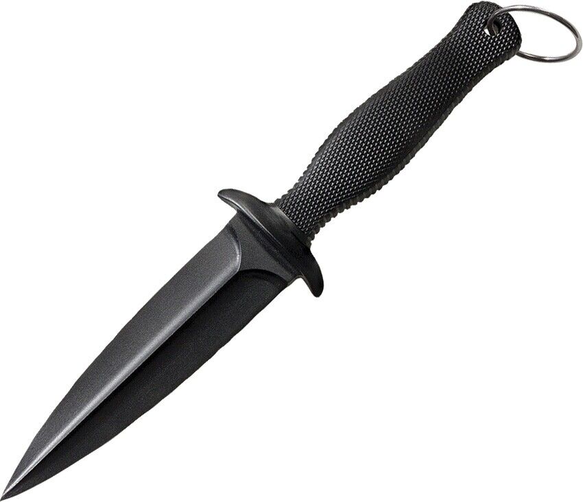 Cold Steel FGX Boot I Fixed Knife Black Finish 5" PLASTIC Blade, Rubber Handle