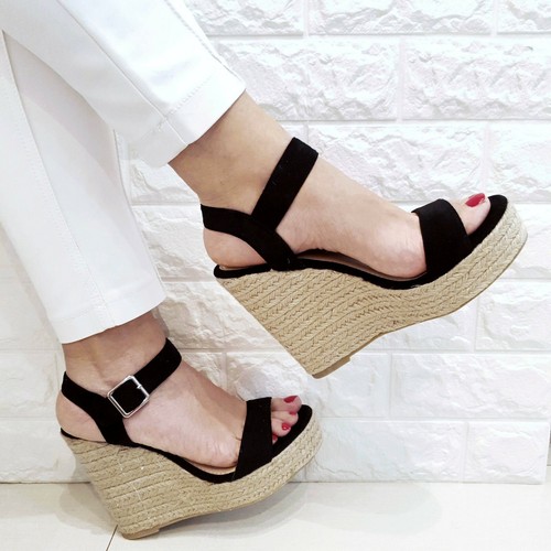 scarpe donna sandali espadrillas estive con tacco alto corda zeppa  zatteroni 40 | eBay