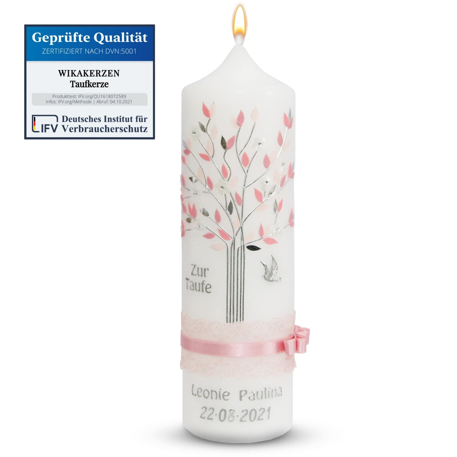 Traukerze Baum - Lebensbaum - Hochzeitskerze - Geschenke zur Hochzeit - Deko