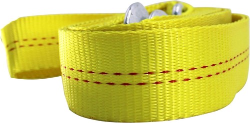HFS(R) 4.5T, 2 ''x20 Ft Polyester Tow Strap Rope 2 Hooks 10000lb Towing Recovery - Picture 4 of 9