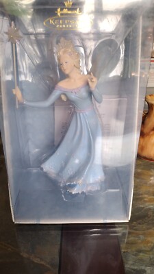 Hallmark Tree Topper 2001 Frostlight Faeries Queen Aurora Fiber Optic MIB Fairy 