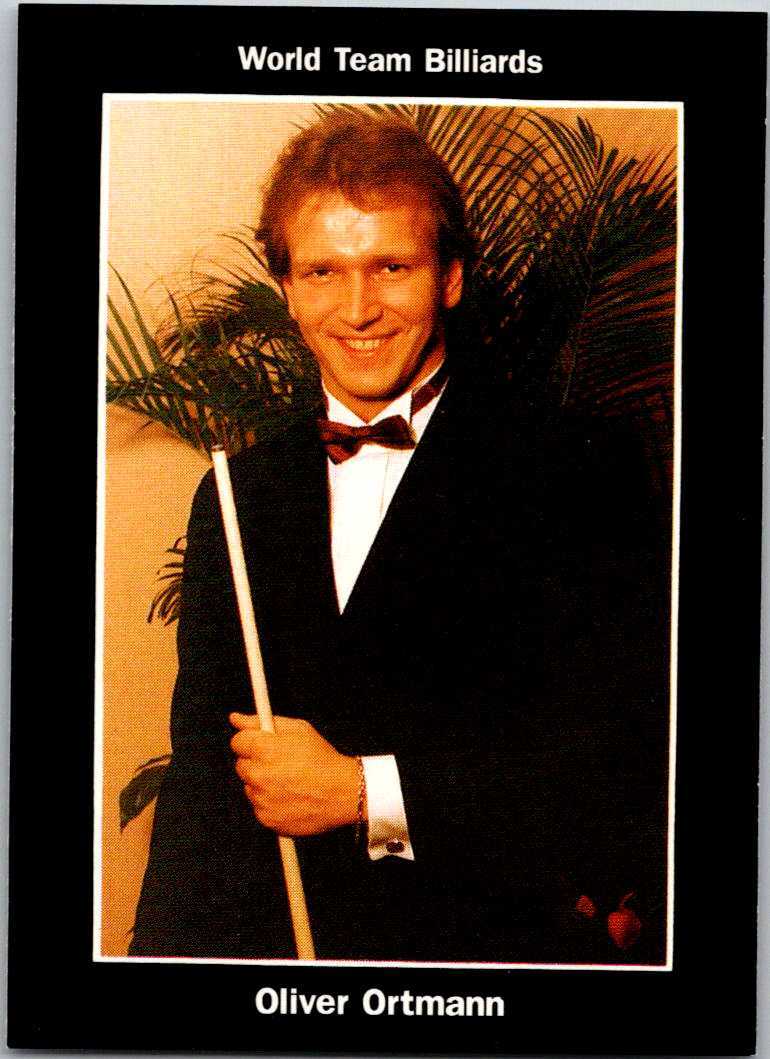 趣味・スポーツ・実用 No.B magazine Bernhard Willhelm 1993 World Wide Collectibles Pro Billiards Tour #117 Oliver
