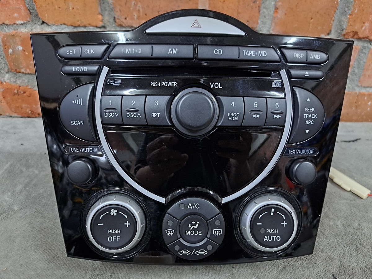RHD 04-08 MAZDA RX8 CLIMATE 6 Disc Changer FM AM Radio Stereo CD