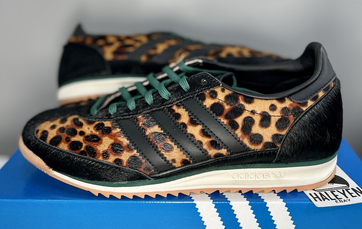adidas SL 72 OG 'Leopard Print Collegiate Green' | Women
