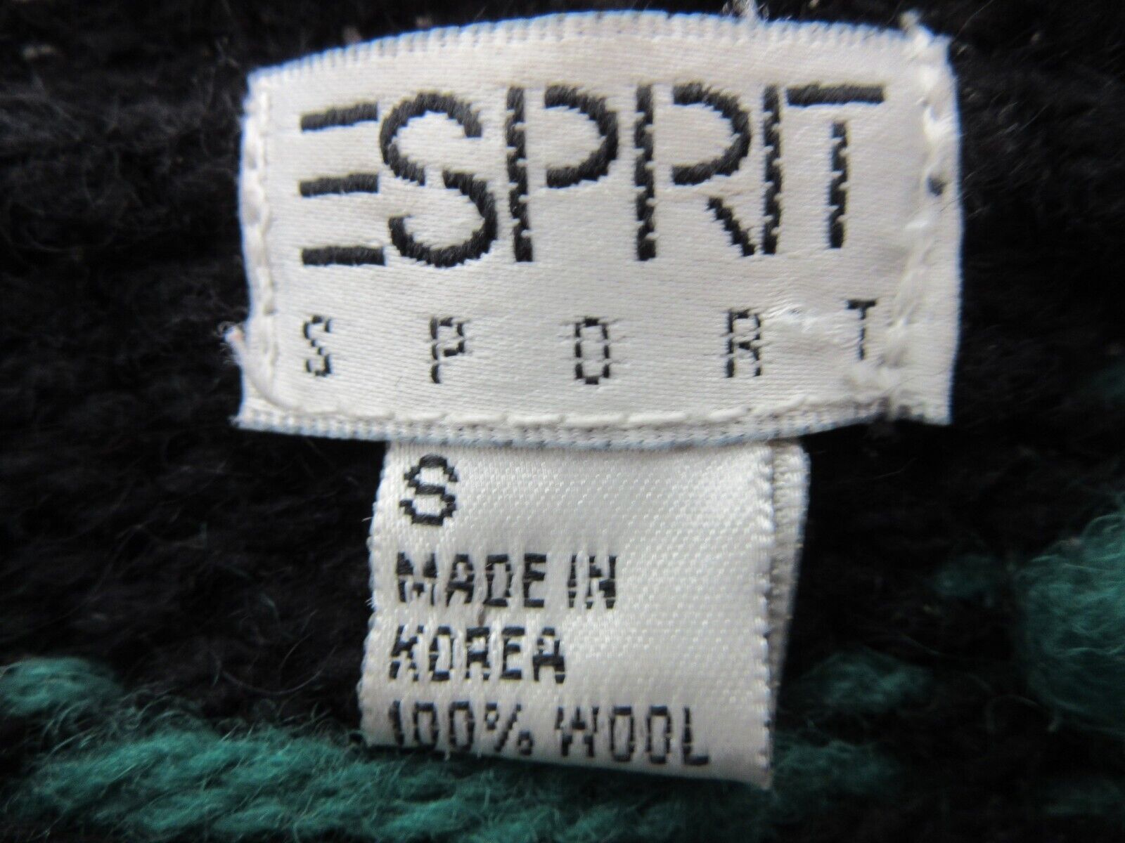 VTG  90's ESPRIT Sport Chunky Wool Sweater Women'… - image 8