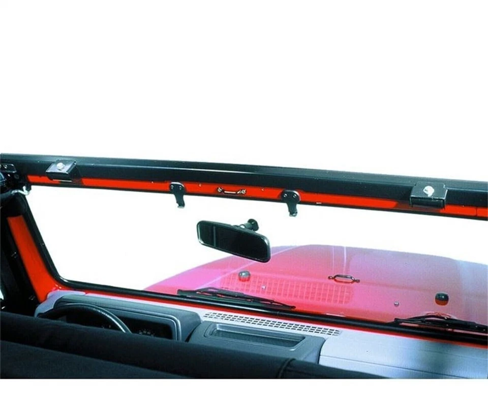 Steel Horse No Drill Header Windshield Channel for 1997-2006 Jeep Wrangler TJ - Image 4 of 4