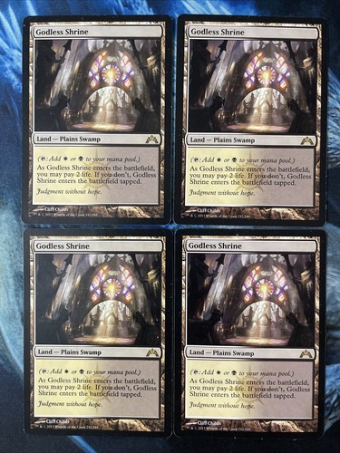 MTG Magic the Gathering Godless Shrine (242/257) Gatecrash LP - 第 1/2 張圖片